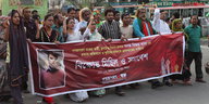 Demonstranten in Bangladesch