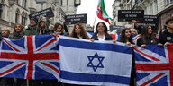 Demo gegen Antisemitismus in London