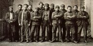 Eine gruppe chinesischer Heizer um 1912