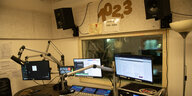 Studio von Radio Dreyeckland